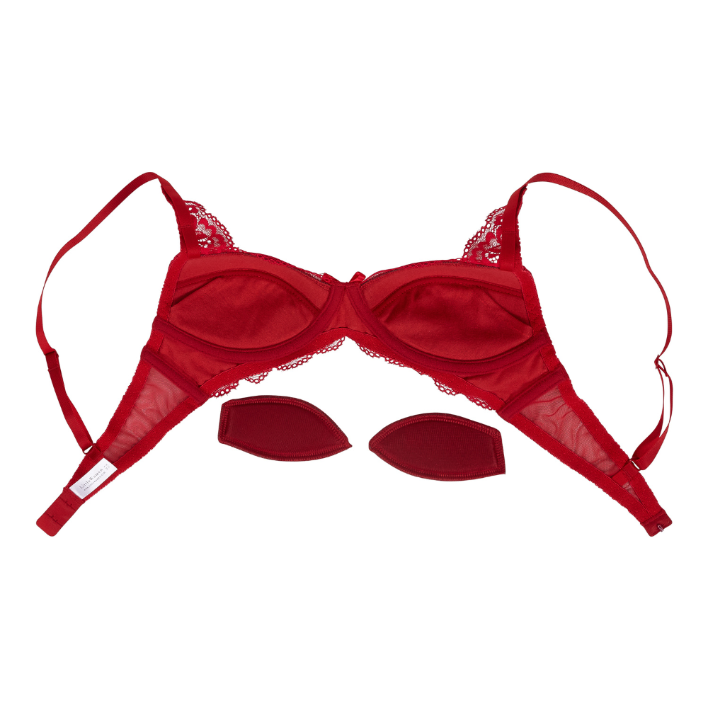 LittleWomen Scarlett High Apex Non-Wired Medium Removable Padded Bra