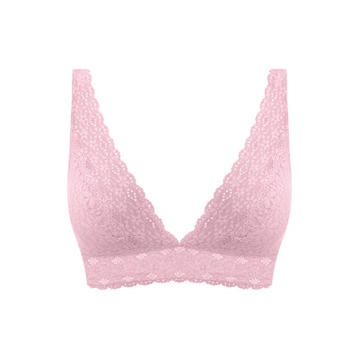 Ladies Soft Cup Bra Non-Wired Non Padded HALO LACE by Wacoal WA8112055