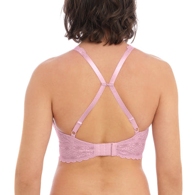 Ladies Soft Cup Bra Non-Wired Non Padded HALO LACE by Wacoal WA8112055