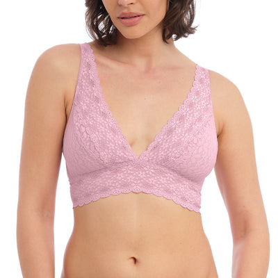 Ladies Soft Cup Bra Non-Wired Non Padded HALO LACE by Wacoal WA8112055