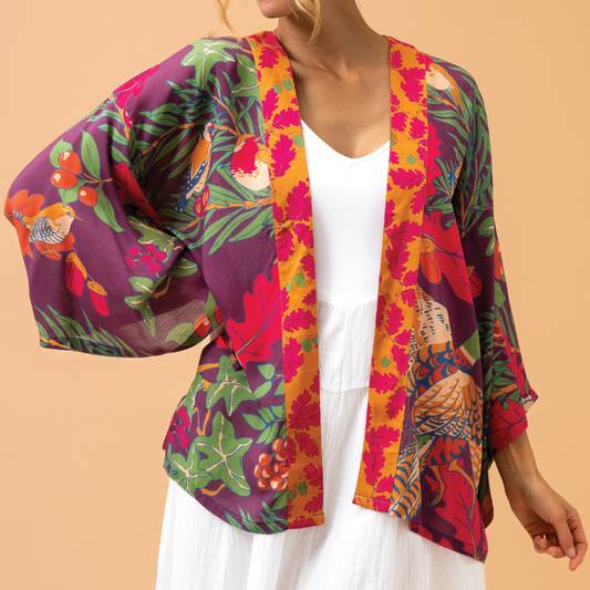 Ladies Short Kimono Jacket Perfect Gift By Powder Design AW23
