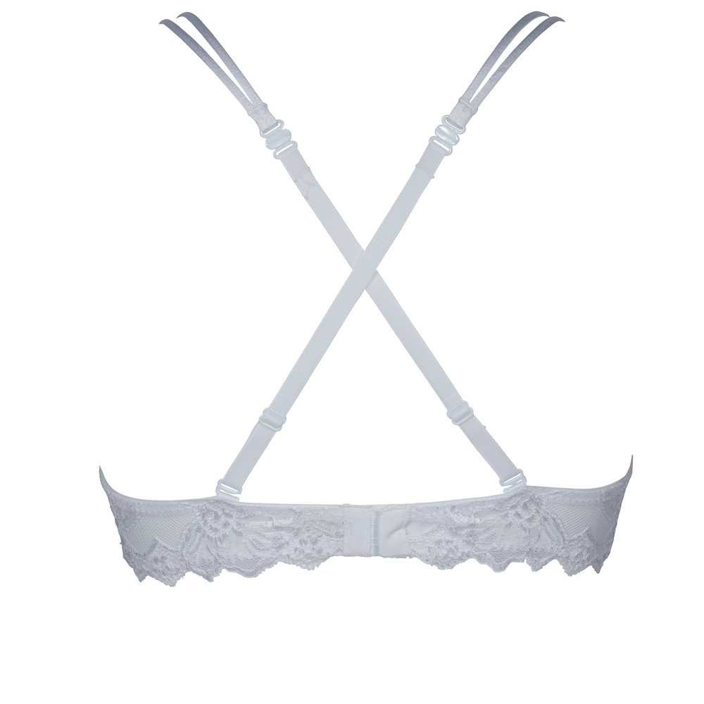 After Eden Anna Lace Single Boost Underwired Gel Bra White