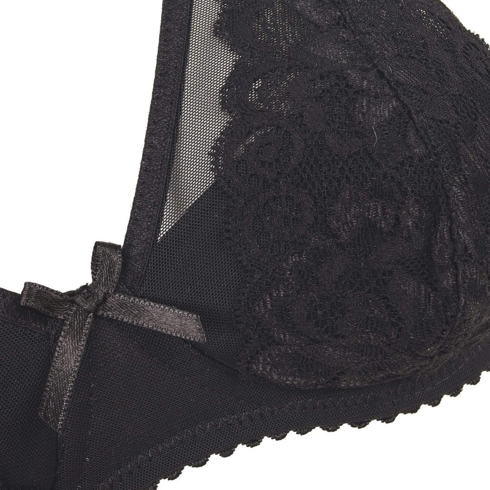 Little Women Natalie Bra - Detail View Of Black Small Bra