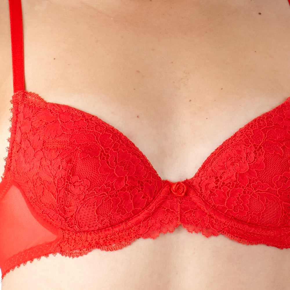 Little Women Isabella Underwired Bra - Close Up Detail From AAA Cup Size Bra
