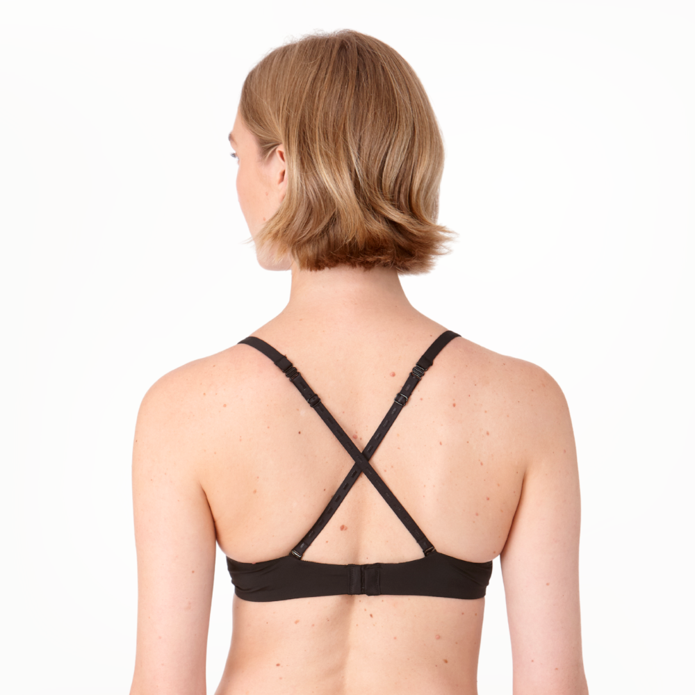 After Eden Single Boost Underwired Gel Bra Black