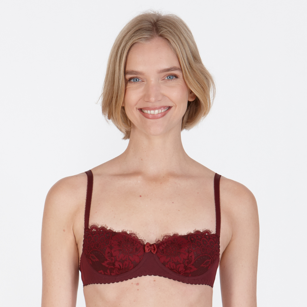 Beauty Non Wired Fixed Padded Balconette Bra