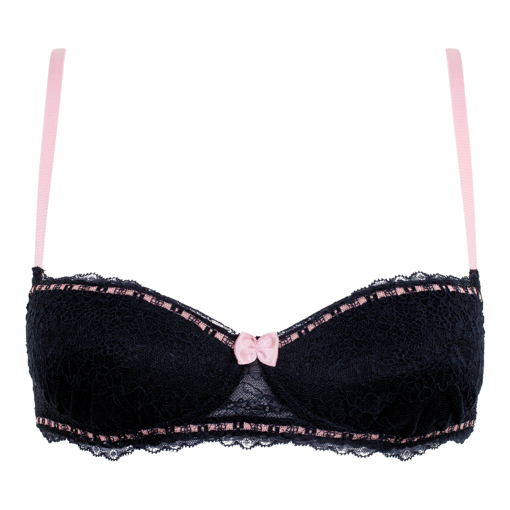 Little Women Midnight Ribbon Non-Wired Balconette Padded Bra