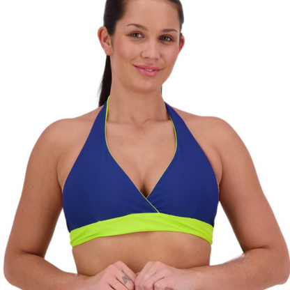 Moontide Reversible Tie Halterneck Bikini Top M7696