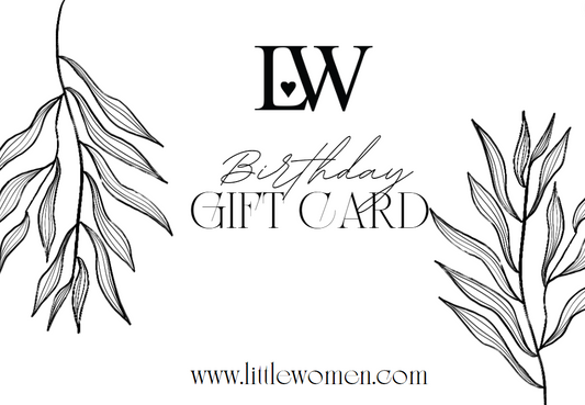 Little Women Birthday Gift Card