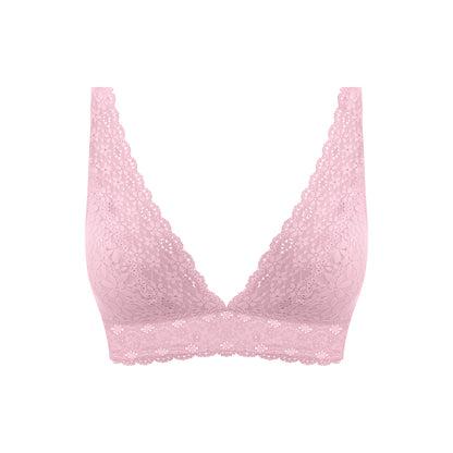 Ladies Soft Cup Bra Non-Wired Non Padded HALO LACE by Wacoal WA8112055