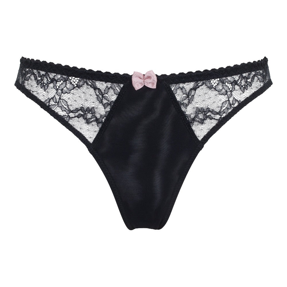 Little Women Midnight Ribbon Plain Back Brief