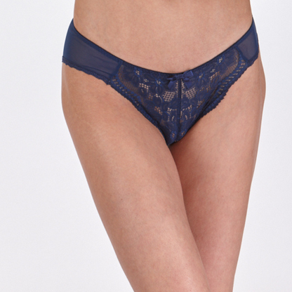 Little Women Dainty You Brief - Navy