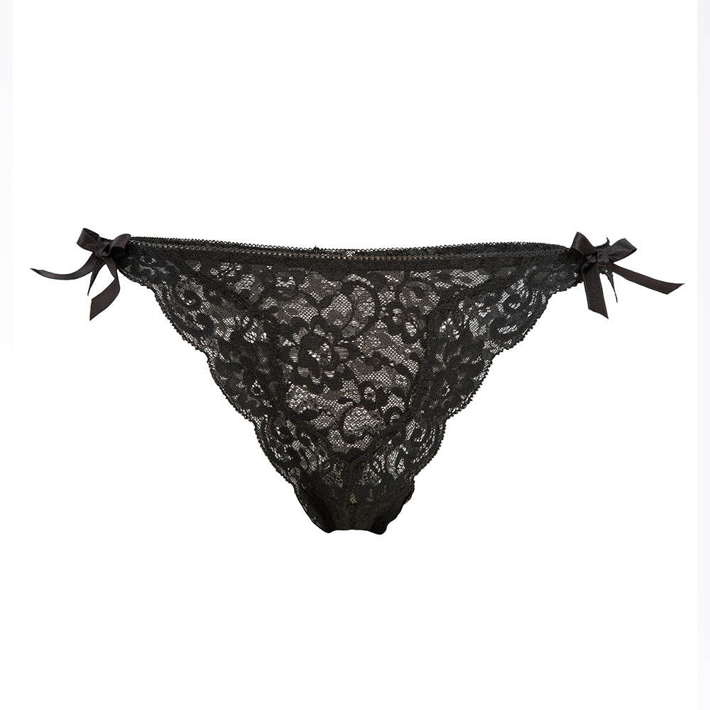 Lulu Stretch Lace Brief - black