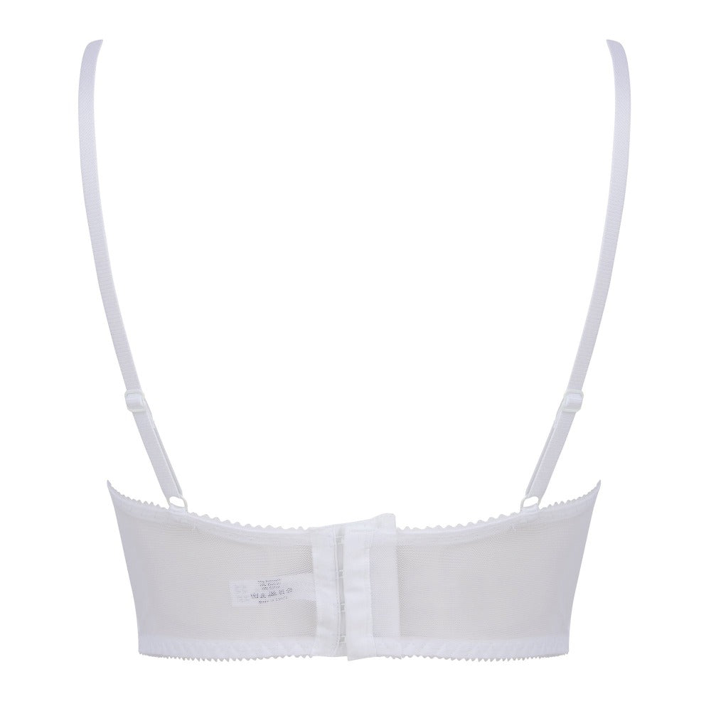 Little Women PERFECTLY YOU LONGLINE Non-Wired Bra White Back