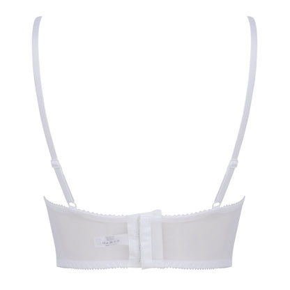 Little Women PERFECTLY YOU LONGLINE Non-Wired Bra White Back