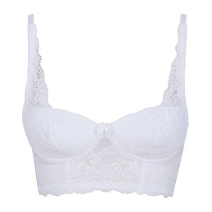 Little Women PERFECTLY YOU LONGLINE Non-Wired Bra in White