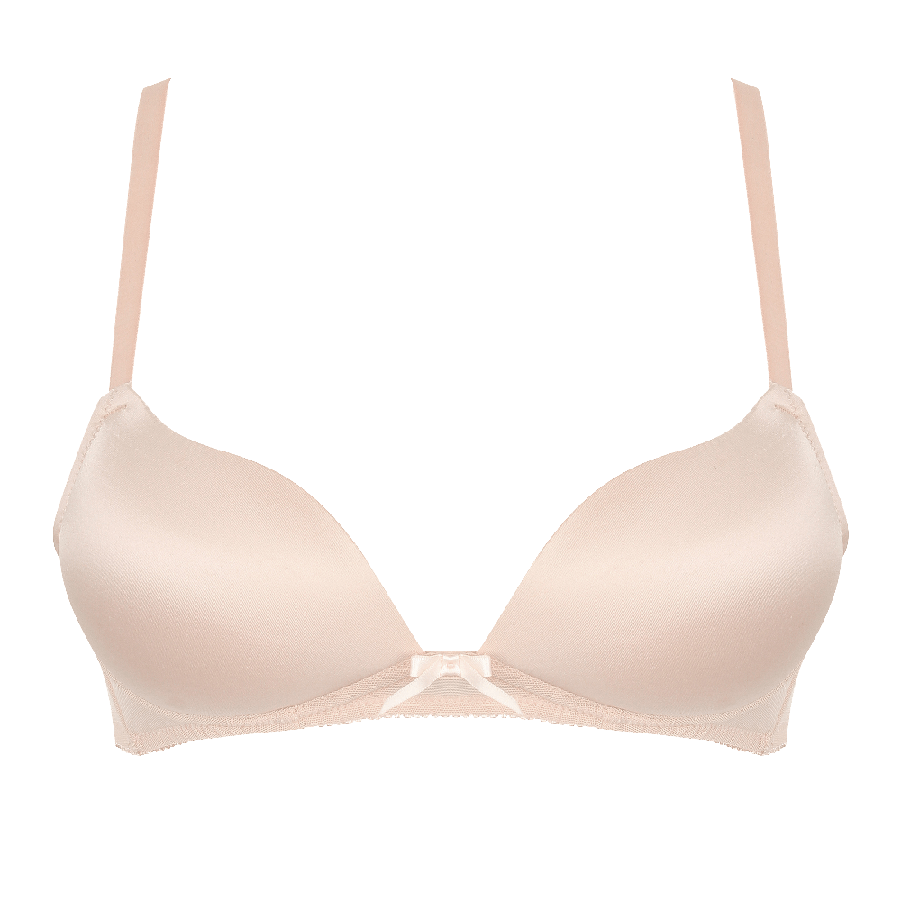 Little Women Pearl Non Wired Padded Boost Bra - Peony Cut Out - Ideal For Small Busts