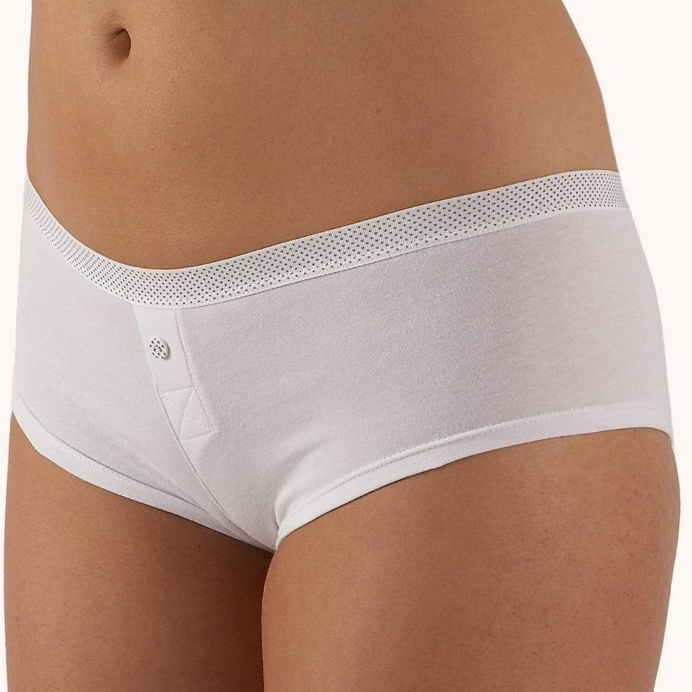 Boobs & Bloomers Anny Boxer - White