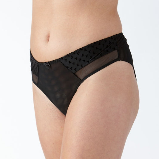 Little Women COCO Flock Bow Print Brief