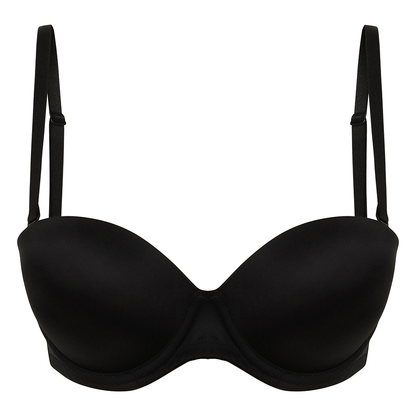 Little Women JADE Strapless Underwired Boost Bra in Black - Perfect For Small Boobs