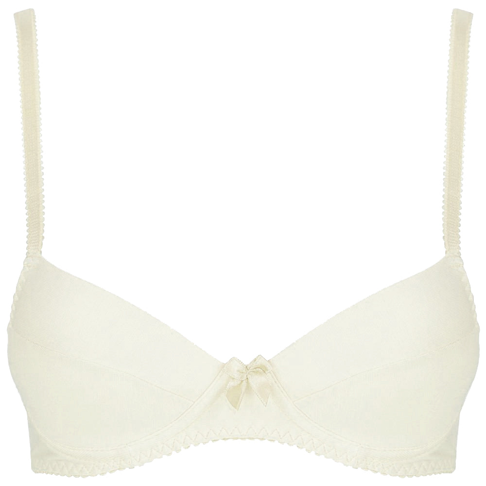 Little Women KIKI Cotton Non-Wired T-Shirt Bra - Cream