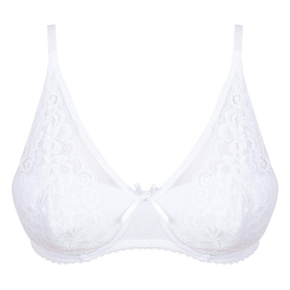 Little Women Natalie Bra - White Cutout - Ideal For The Small Bust