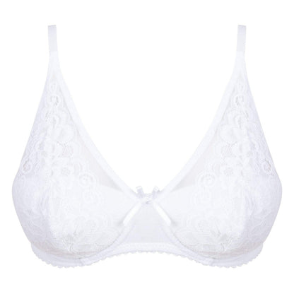 Little Women Natalie Bra - White Cutout - Ideal For The Small Bust