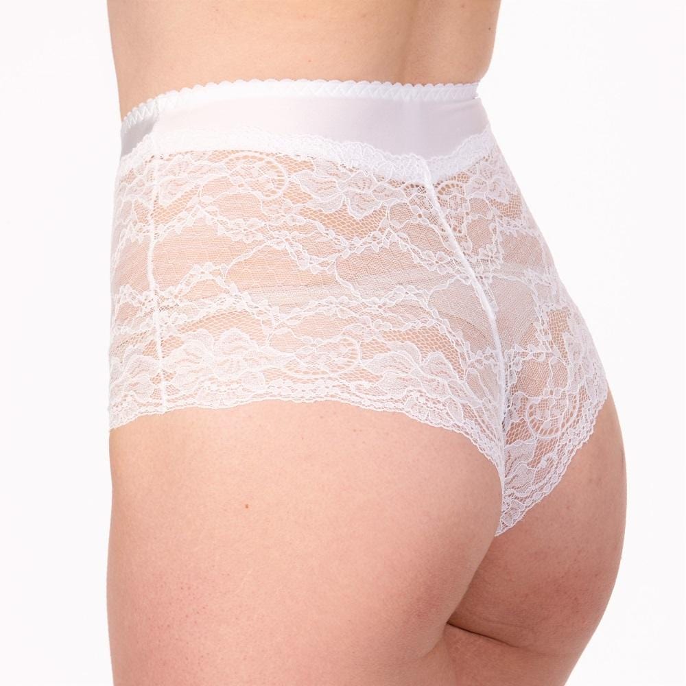 The Little Women Shortie Brief white Back - Available In 3 Colours - Petite Lingerie