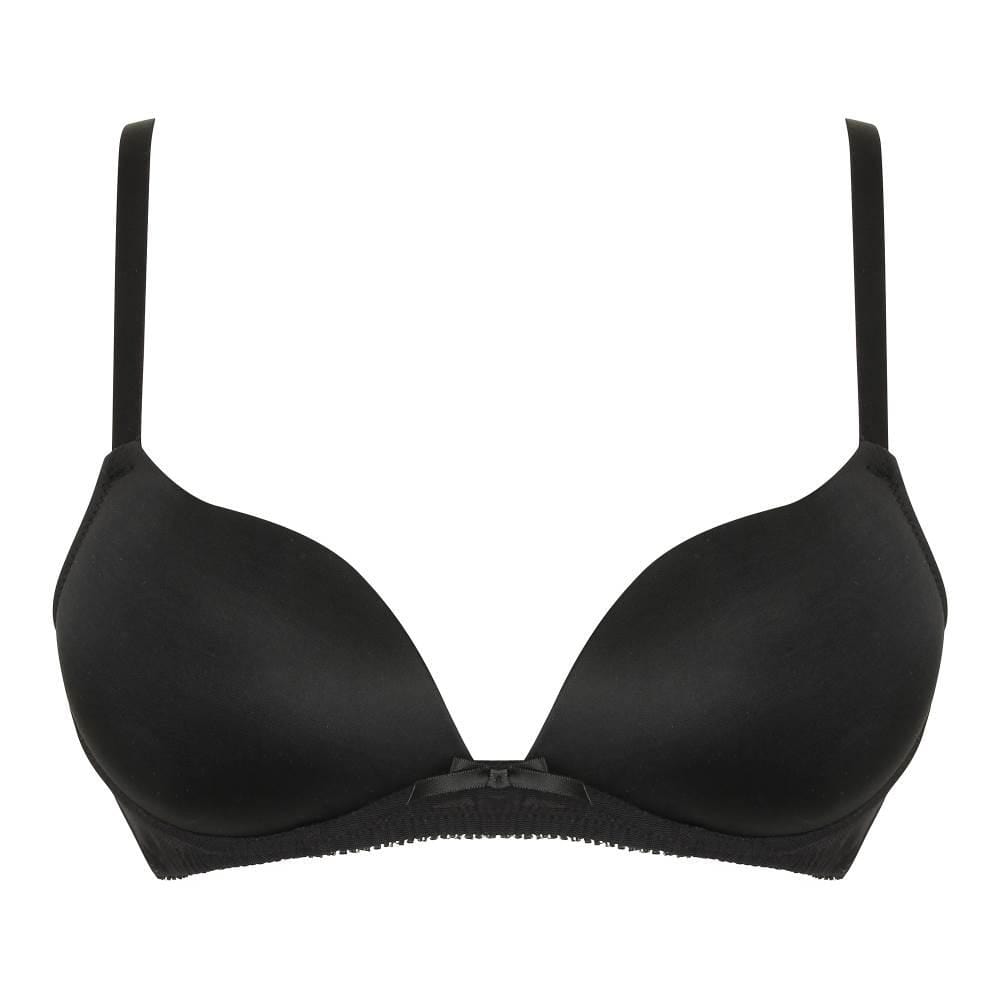 Little Women Pearl Non Wired Padded Boost Bra - Black Cut Out - Perfect For Petite Boobs