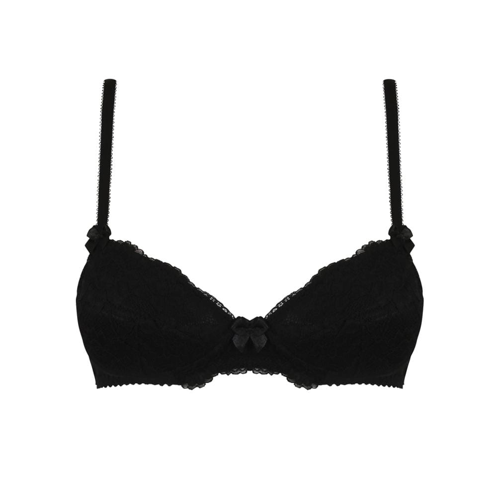 Perfectly You Black Cutout - From LittleWomen.Com The Specialists in Small Cup Bras