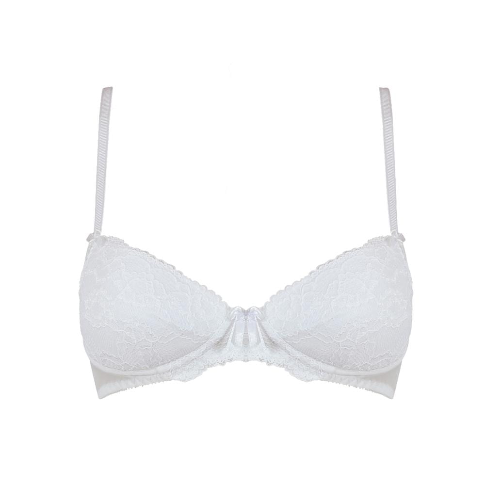 Little Women Perfectly You White Cutout - Small Bra