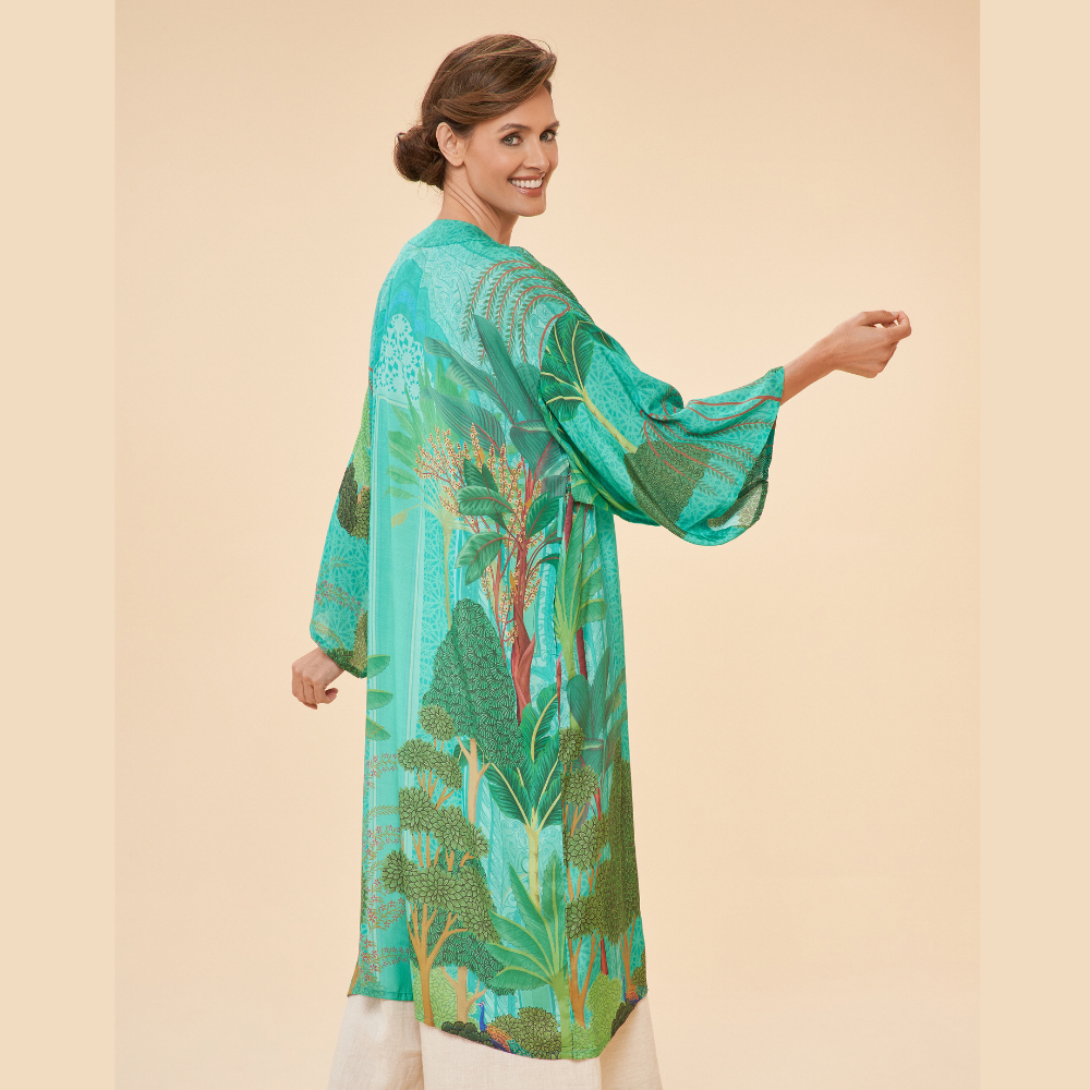 Ladies Kimono Gown Secret Paradise By Powder Design PKG49 SS24