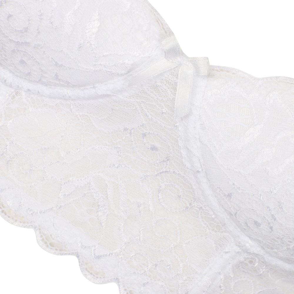 Little Women Roxy Bra White Detail - Petite Lingerie