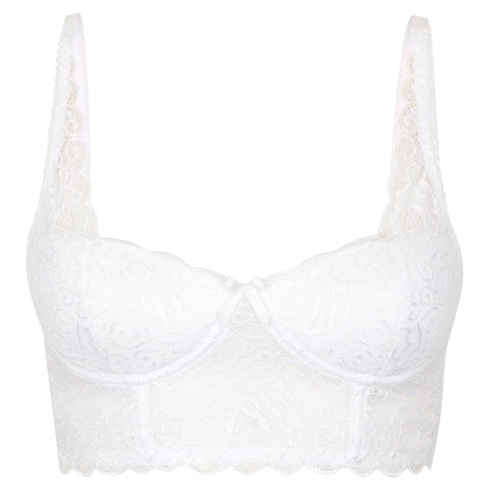Little Women Roxy Bra White Cutout - Small Bra From AAA Cup