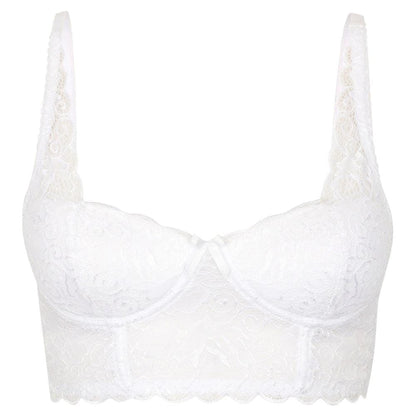 Little Women Roxy Bra White Cutout - Small Bra From AAA Cup