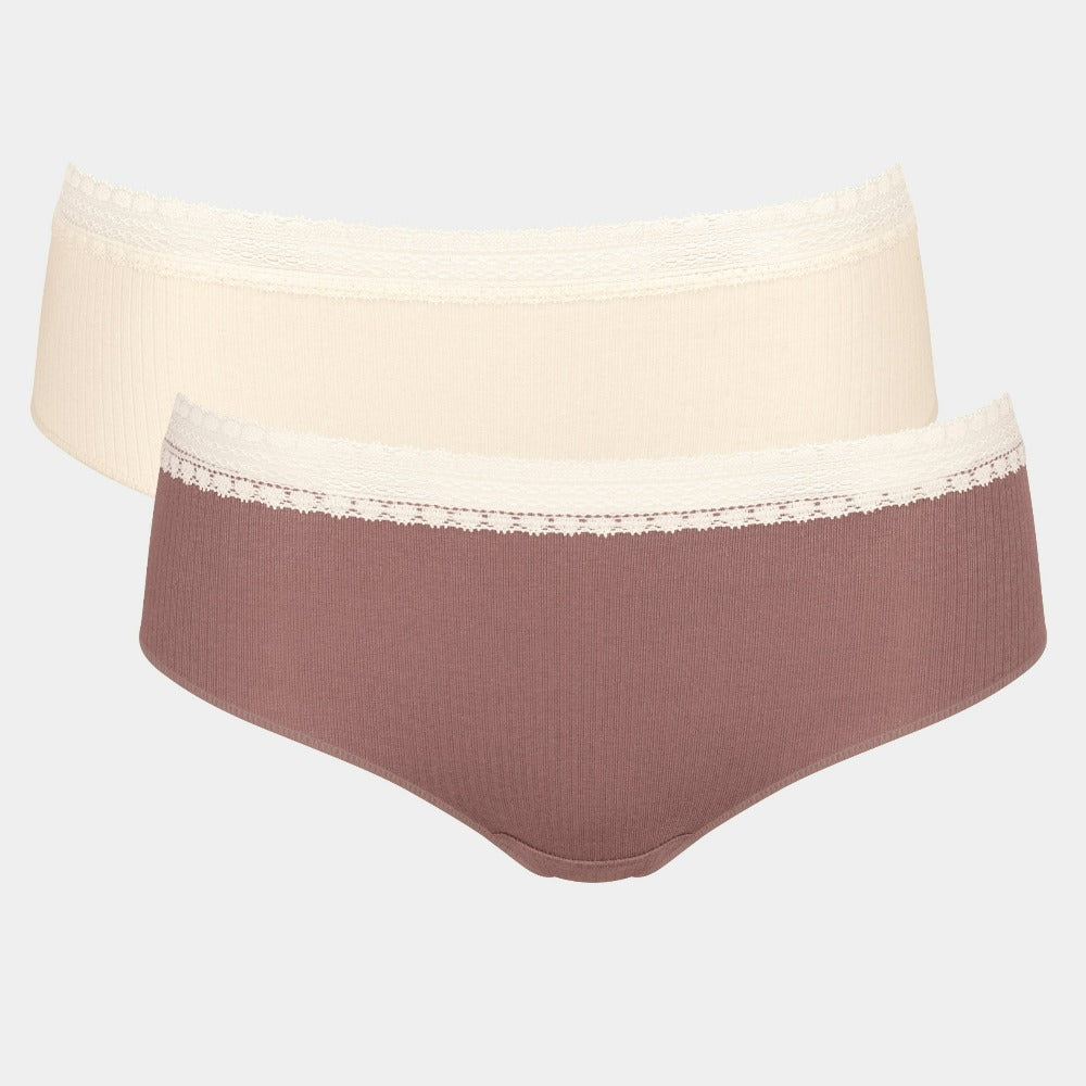 sloggi GO Ribbed Hipster Brief 2 pack 10213182