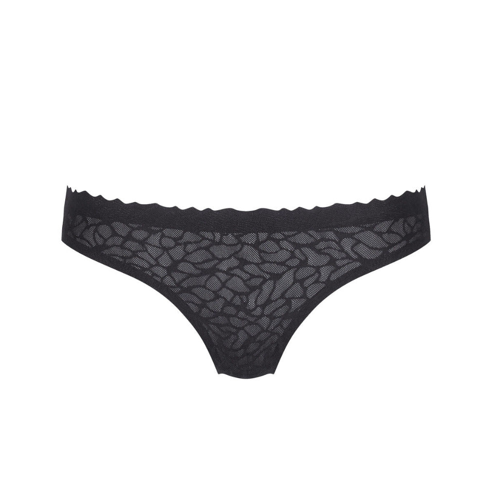 Brandy Brazilian Thong: Stylish & Comfortable Lace and Microfibre