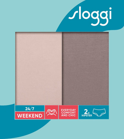 sloggi 24/7 Weekend Hipster Brief 2 Pack 10206004