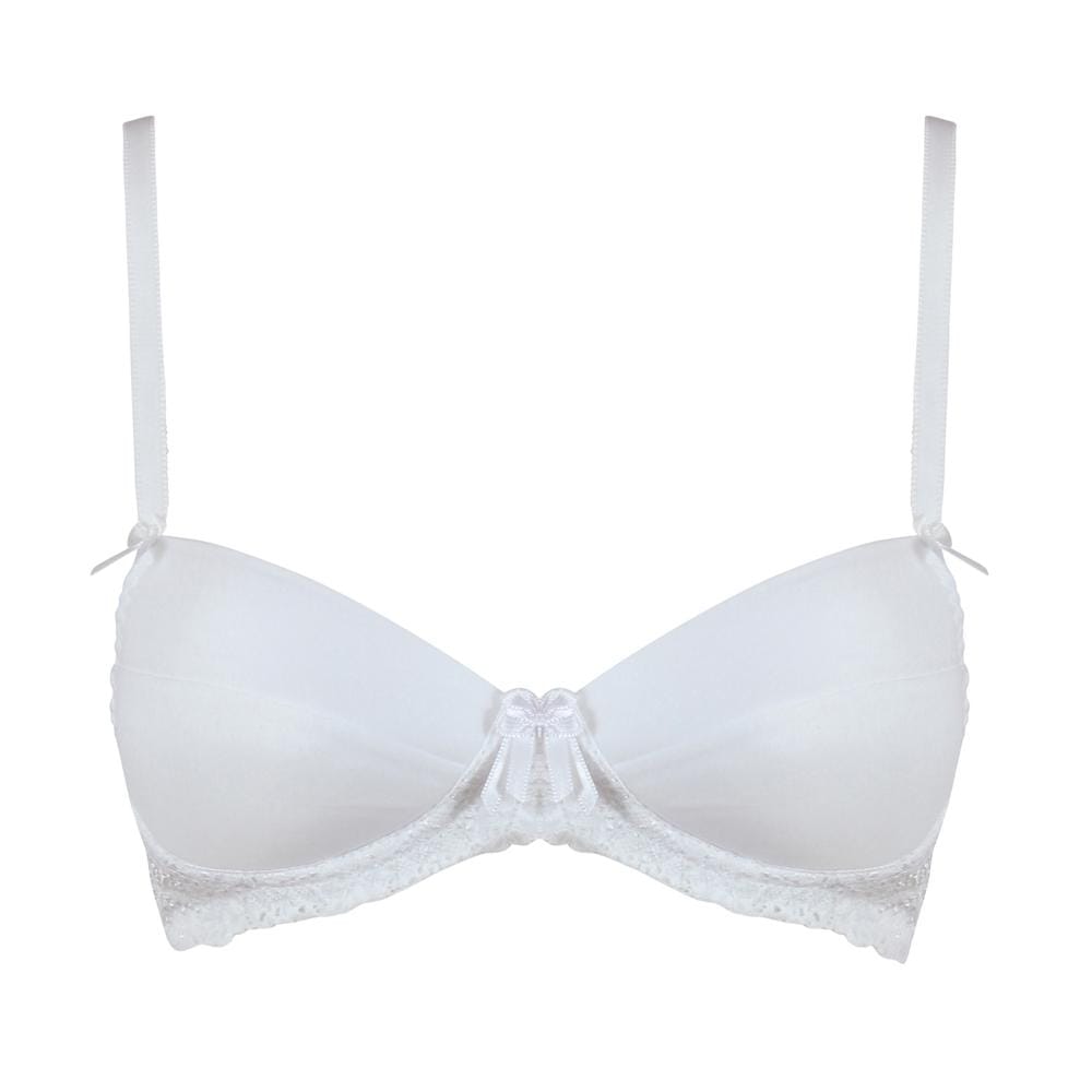 Little Women Very You Bra - Cutout White From AAA Cup